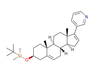 3-((3S,8R,9S,10R,13S,14S)-3-((tert-butyldimethylsilyl)oxy)-10,13-dimethyl-2,3,4,7,8,9,10,11,12,13,14,15-dodecahydro-1H-cyclopenta[a]phenanthren-17-yl)pyridine