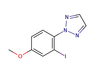 2-(2-iodo-4-methoxyphenyl)-2H-[1,2,3]triazole