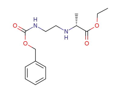 ethyl (R)-2-((2-(((benzyloxy)carbonyl)amino)ethyl)amino)propanoate
