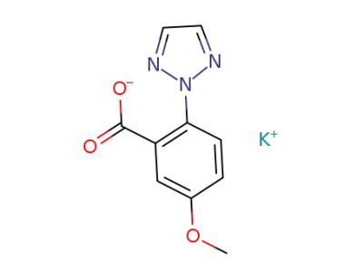 5-methoxy-2-(2H-1,2,3-triazol-2-yl)benzoic acid potassium salt