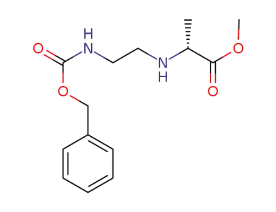 methyl (R)-2-((2-(((benzyloxy)carbonyl)amino)ethyl)amino)propanoate