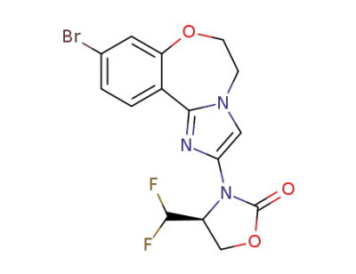 (S)-3-(9-bromo-5,6-dihydrobenzo[f]imidazo[1,2-d][1,4]oxazepin-2-yl)-4-(difluoromethyl)oxazolidin-2-one
