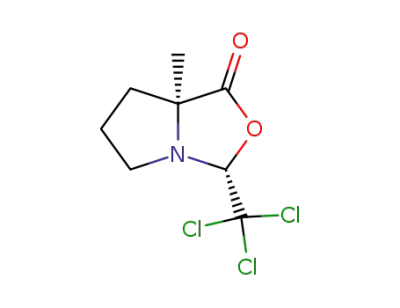 (3R,7aS)-7a-methyl-3-(trichloromethyl)tetrahydropyrrolo[1,2-c]oxazol-1(3H)-one