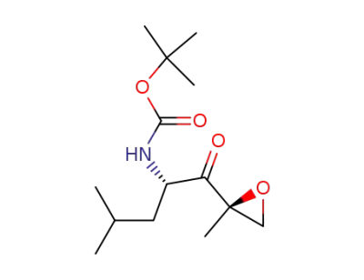 tert-butyl ((2S)-4-methyl-1-((2R)-2-methyloxirane-2-yl)-1-oxopentan-2-yl)carbamate